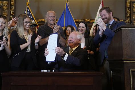Gov. Walz signs bill to legalize marijuana, effective this summer